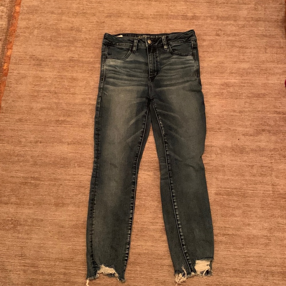 AE dark wash jeans